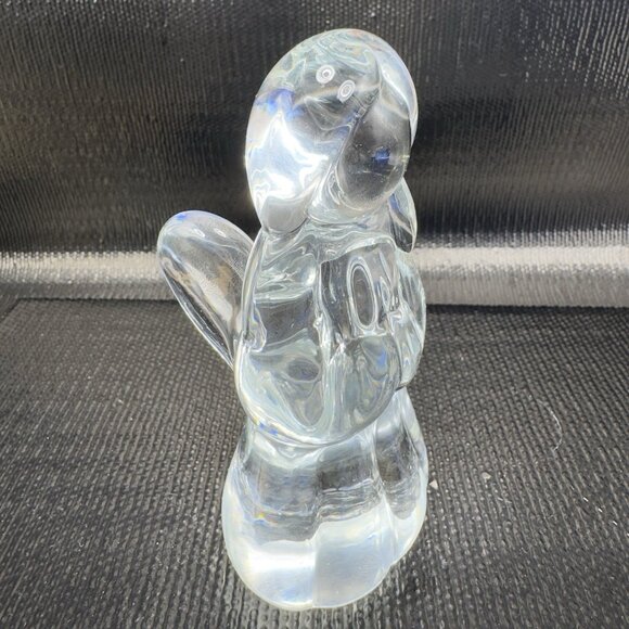 Vintage 1980s Clear Angel Girl Figurine Paperweight Decorative Figure Decor VTG - Picture 8 of 9